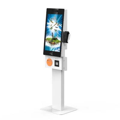 21.5 Inch Self Service Order Payment Kiosk Touch Screen For Chain Store / Restaurant