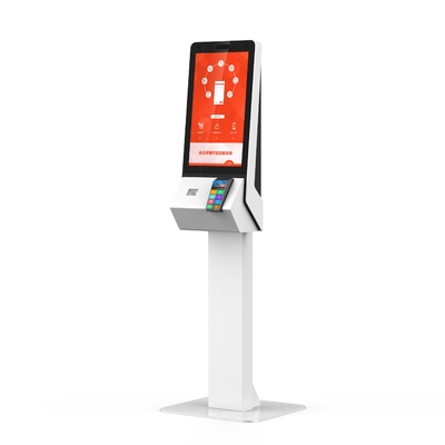 27'' Self Service Ordering Kiosk Windows System Capacitive Touch Screen