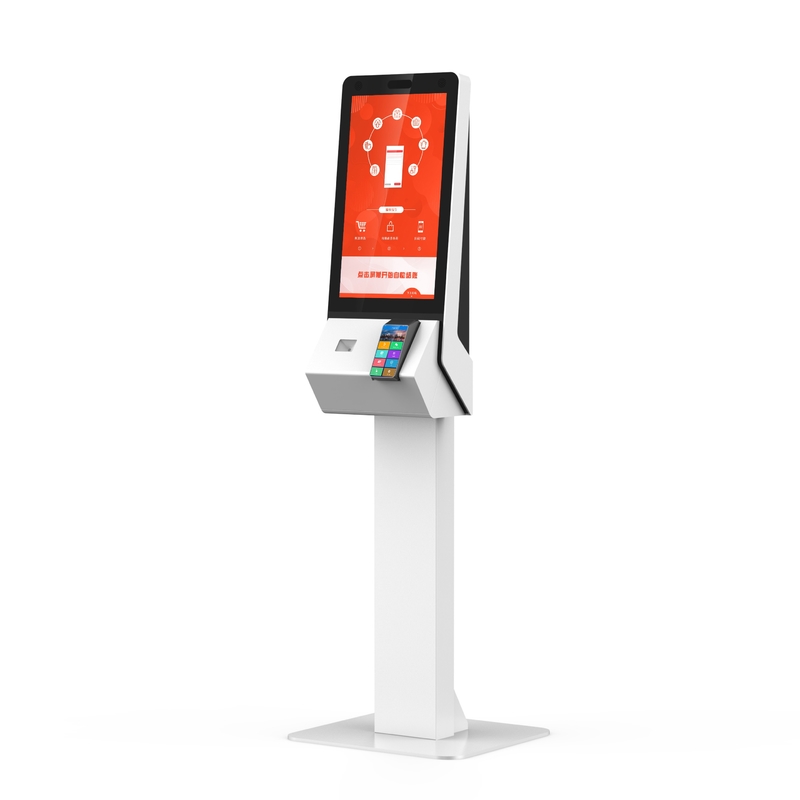 27'' Self Service Ordering Kiosk Windows System Capacitive Touch Screen