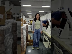 LIEN Registratore di cassa con doppio schermo a tocco da 15,6 pollici NFC Reader ricevuta stampante scanner di codici a barre