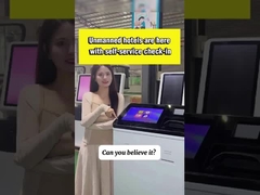 Macchina self service per il check-in in hotel senza personale