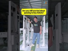 Chiosco per biglietti di coda self-service