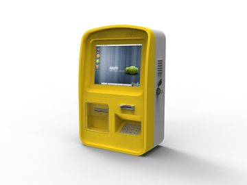 Chiosco di pagamento con touch screen esterno montato a parete per banca / centro commerciale