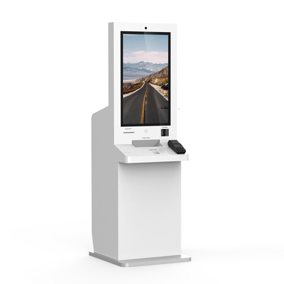 autoverifica dell'hotel di 24inch 27inch 32inch in chiosco con la stampante terminale