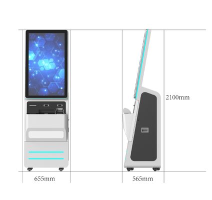 Chiosco self-service personalizzabile da 32 pollici con installazione desktop e sistema operativo Android/Windows/Linux