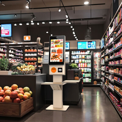 Elegante e intelligente design Scanner di codice QR Modulo di moneta opzionale progettato per custodie versatili e prestazioni in ambienti di vendita al dettaglio