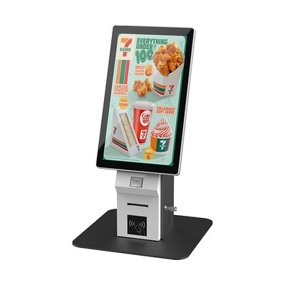 Terminale di self-ordering a schermo tattile commerciale adatto al catering e al servizio pubblico al dettaglio