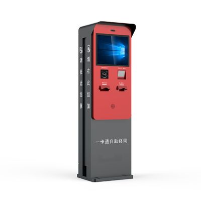 Chiosco impermeabile di parcheggio dello schermo di punto culminante del touch screen a 19 pollici all'aperto per il pagamento in contanti