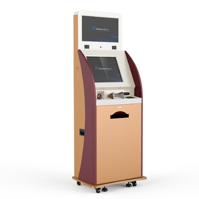 Laboratorio di auto dell'ospedale del touch screen di isolato che stampa il chiosco di pagamento a 19 pollici